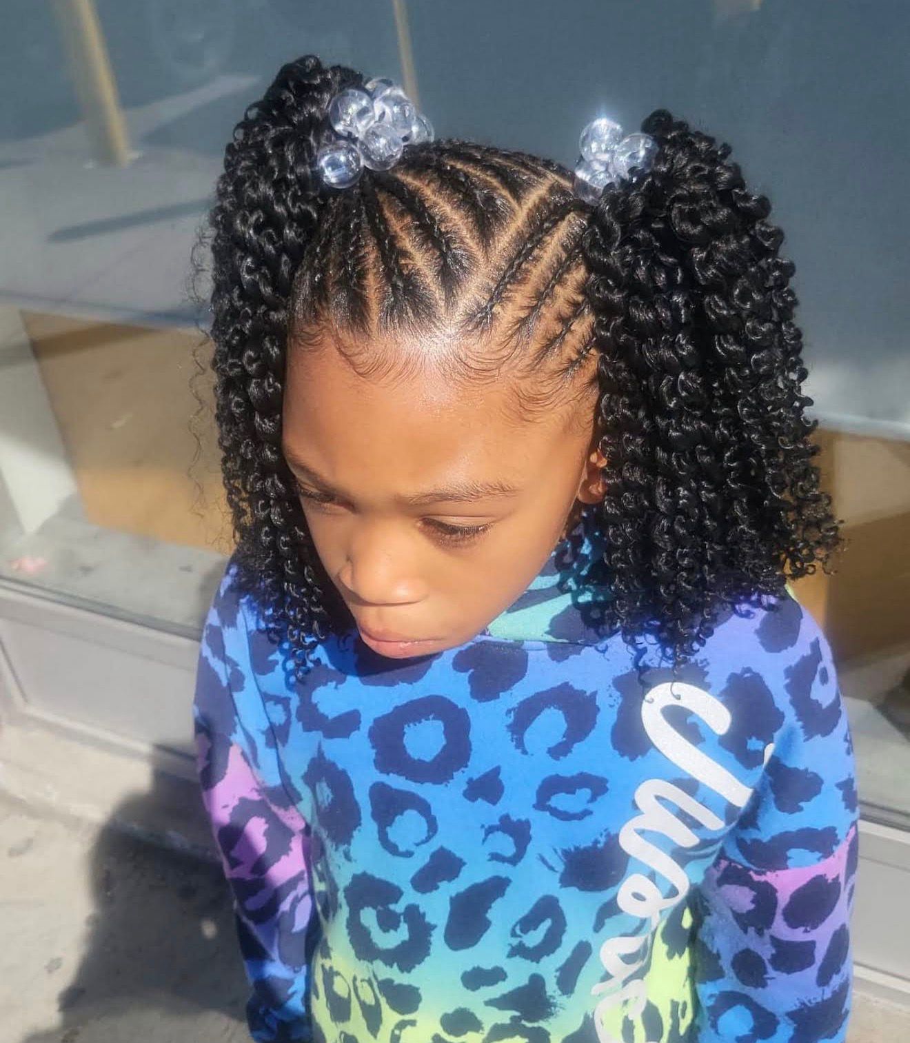 Coiffure enfant — tresses